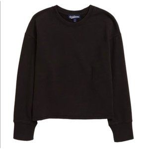 Nordstrom Freshman 1996 Solid Black Crewneck Sweatshirt NEW size XL (16)